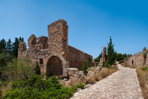 Het kasteel van Assos